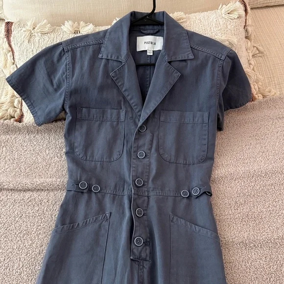 Pistola faded blue jumpsuit - Picture 4 of 5